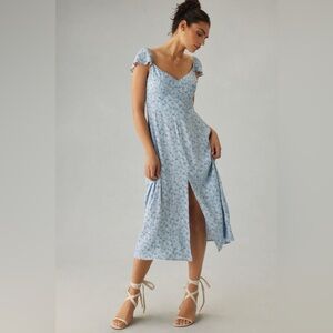 Reformation Baxley Dress | Brooke (blue) | Sz 6